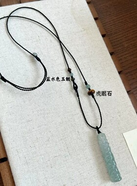 新款手工编织项链绳女可挂佛公吊坠挂绳精致挂坠绳项链配饰挂件款