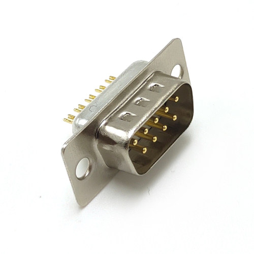 镀金车针DB9公头 RS232/485串口D-SUB9芯连接器 9pin焊线式公插头 - 图3