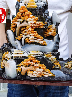 迎客松大摆件客厅装饰品