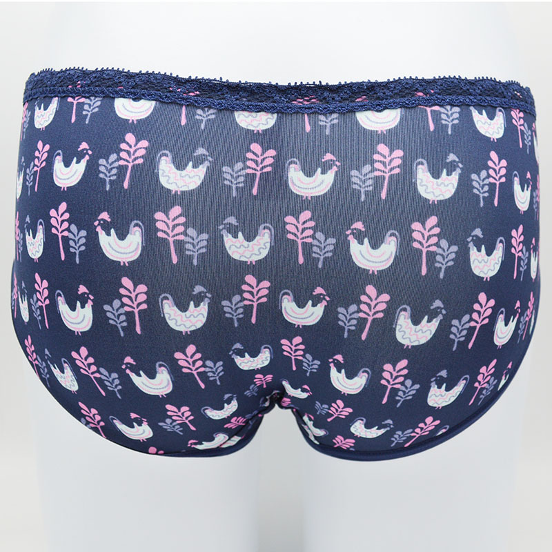 黛安芬Sloggi蕾丝腰丝滑无痕性感低腰平角内裤87-1854 - 图1