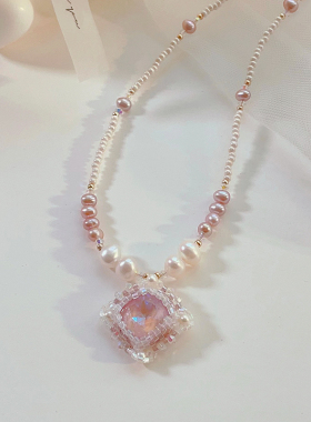 原创设计法式复古珍珠项链