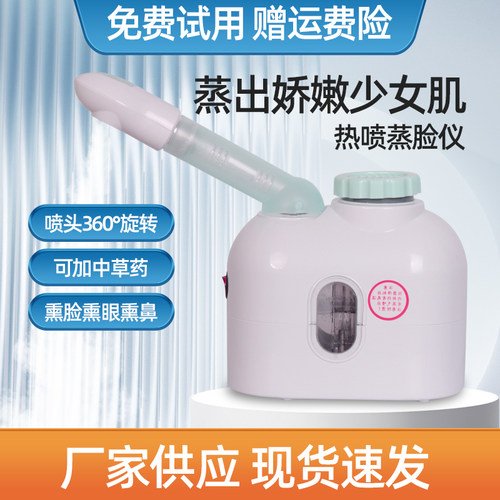 冷热喷雾机美容仪补水打开毛孔家用蒸脸器热喷仪美容院专用双喷仪 - 图0