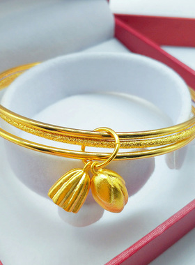 古法黄金色越南沙金手镯