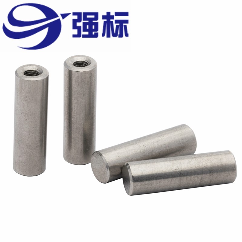 M6M8M10M12 304不锈钢内螺纹圆柱销内牙销子销钉带孔定位销GB120_虎窝淘