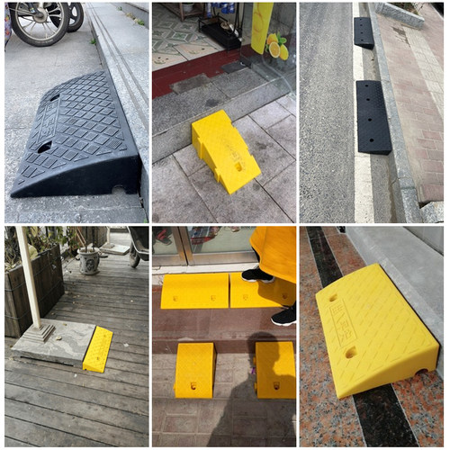 台阶垫斜坡垫马路路牙子塑料汽车上坡爬坡沿坡度三角垫门槛电动车 - 图2
