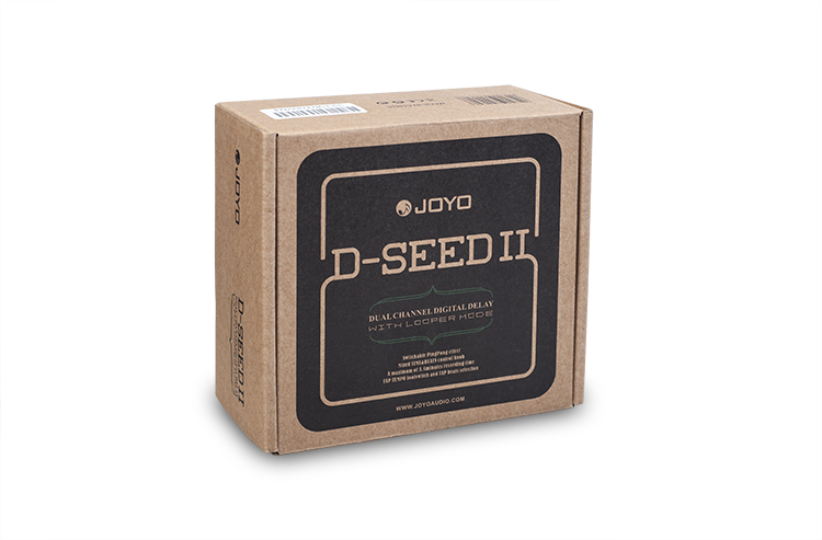 新品JOYO D-SEED II Delay数字延迟延时单块效果器LOOPER循环录音 - 图1