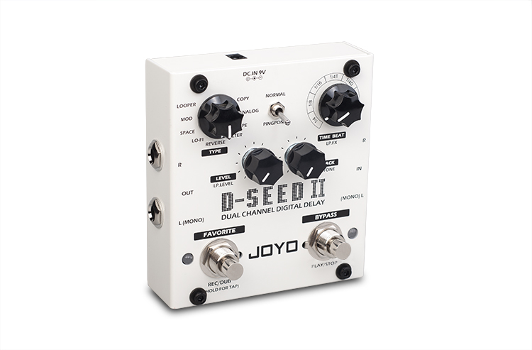 新品JOYO D-SEED II Delay数字延迟延时单块效果器LOOPER循环录音 - 图0