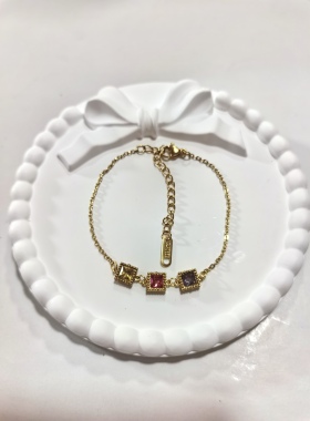 方糖手链 女生款清新甜美复古风轻奢小众精致2026新款