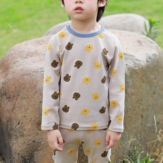 Pure cotton home clothing set in autumn and winter