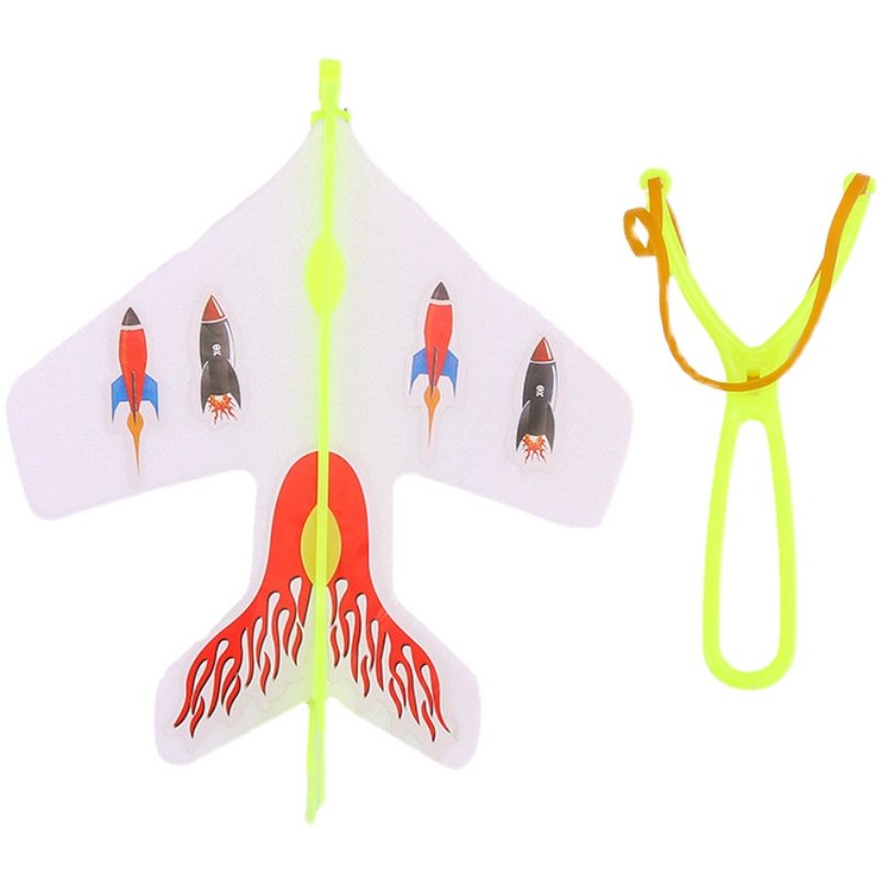 弹力战斗机小孩男孩儿童公园地摊小玩具发光弹射飞机泡沫闪光带灯,淘宝优惠券,粉丝福利购,淘宝优惠卷