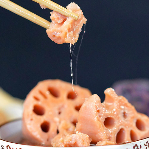 华贵洪湖藕汤900g湖北特产加热即食莲藕汤快手菜半成品家常预制菜 - 图0