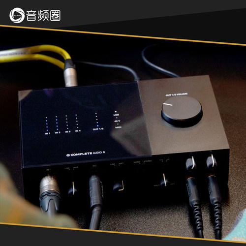 音频圈优选 NI Komplete Audio 6 专业录音外置编曲声卡 音频接口 - 图2