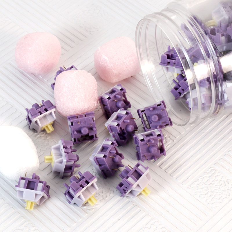 KTT康腾特风信子轴五脚线性轴客制化DIY机械轴体杜邦厚润hifi音 - 图1