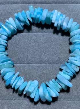 天然海纹石随形手链饰品手串男女