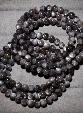 天然星辉骨干长石三圈手链饰品女