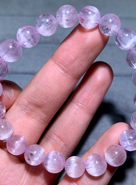 天然拉丝猫眼锂辉石单圈手链饰品