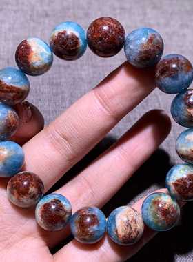 天然巴西岛屿海蓝宝水晶绿柱石女