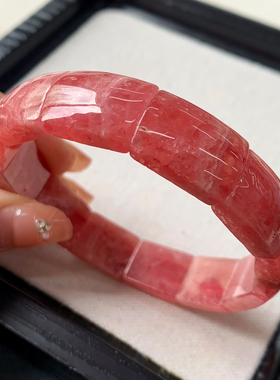 天然阿根廷红纹石手牌单圈五花肉