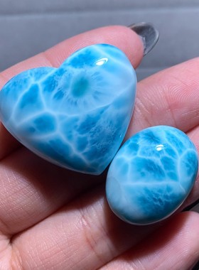 天然玉化海纹石配件拉利玛单珠女