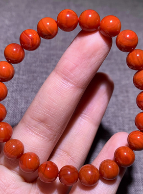 天然小颗粒南红玛瑙手链礼物情侣