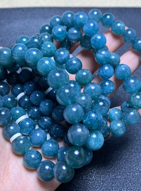 天然帕拉伊巴蓝蓝磷辉石手链饰品