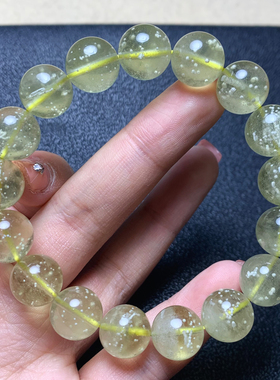 天然利比亚雪花陨石手链礼物情侣