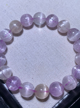 天然冰透锂辉石手链送礼物情侣女