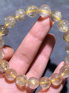 天然维纳斯发晶手链巴西密顺发晶