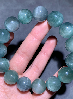 天然绿锂辉石手链饰品闺蜜送礼物