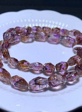 天然极光随形手链金钛Auralite23