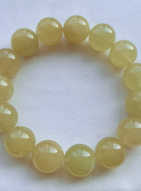 天然大颗粒绿柱石手链礼物情侣女