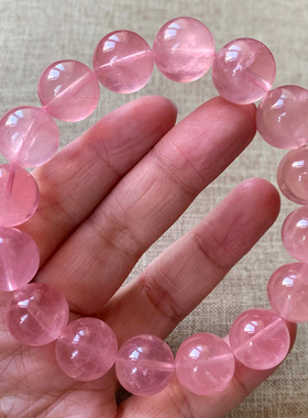 天然果冻体马粉单圈手链饰品男女