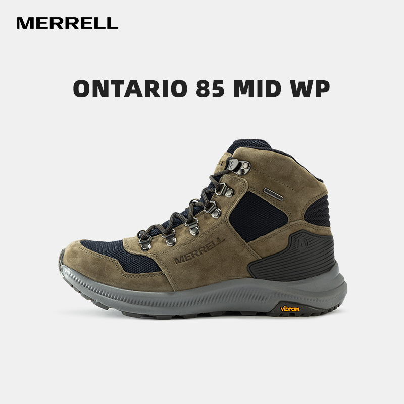 MERRELL迈乐男女徒步鞋ONTARIO 85驯鹿耐磨户外运动徒步登山鞋男-图2