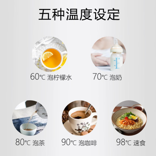 ZOJIRUSHI/象印 CD-WQH40C全自动不锈钢防倾倒家用电热水壶保温壶 - 图1