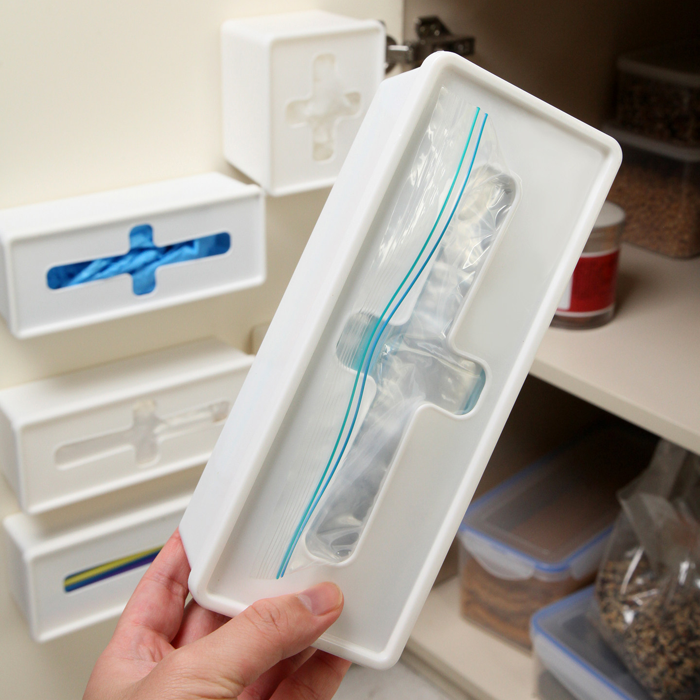 柜门壁挂式收纳盒十字口棉签手套口罩整理盒厨房卫生间杂物分类盒,淘宝优惠券,粉丝福利购,淘宝优惠卷