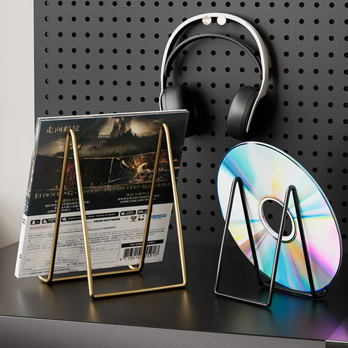 CD架收纳展示架DVD光碟影片架光盘置物架黑胶唱片架游戏光盘架托 - 图3
