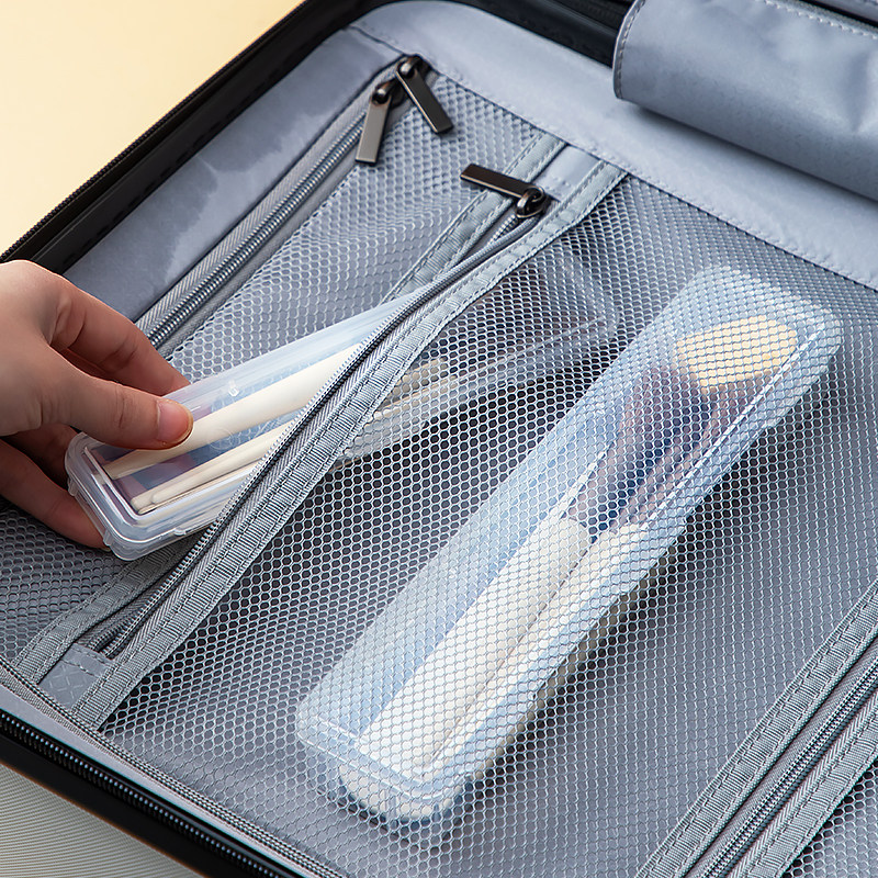 化妆刷收纳盒便携防尘带盖腮红刷子眼影刷眉笔整理盒旅游外出盒子,淘宝优惠券,粉丝福利购,淘宝优惠卷