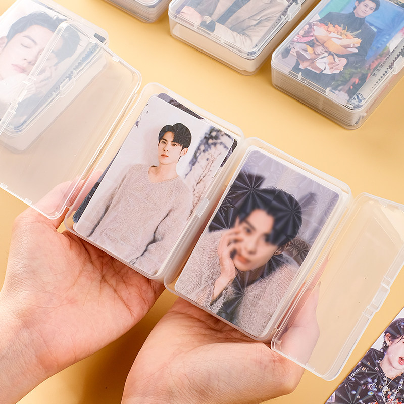 明星相片小卡咕卡收纳盒自印追星卡片收纳盒3寸拍立得照片塑料盒,淘宝优惠券,粉丝福利购,淘宝优惠卷