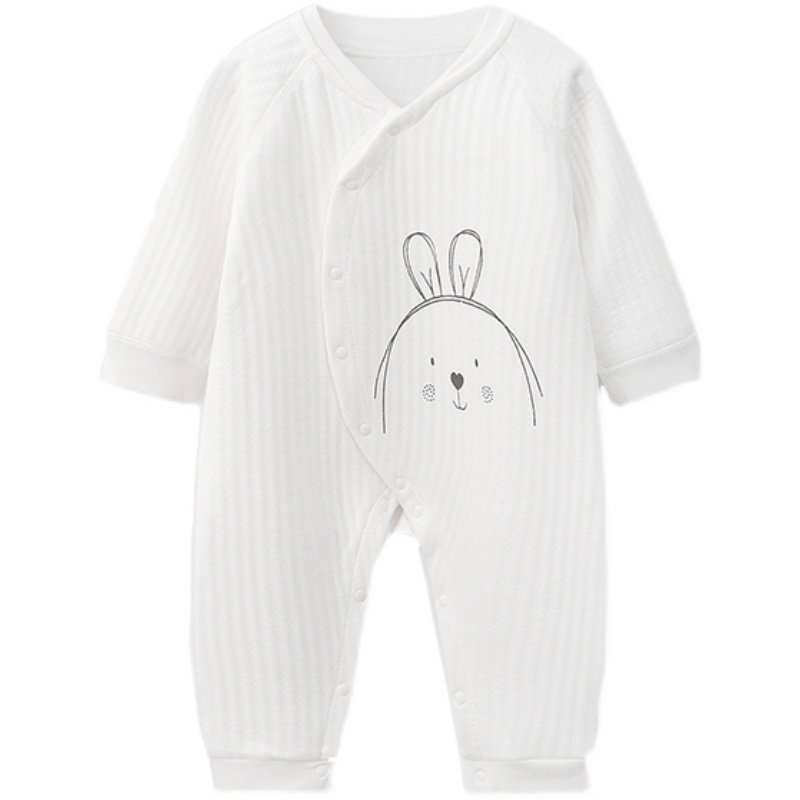 新生儿三层保暖加厚爬服男女宝宝春秋冬款婴儿连体衣空气层夹棉,淘宝优惠券,粉丝福利购,淘宝优惠卷