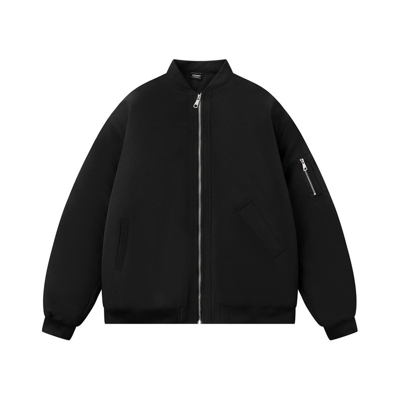 HTTASOUP美式复古飞行服外套男女宽松oversize百搭棒球服夹克棉衣,淘宝优惠券,粉丝福利购,淘宝优惠卷