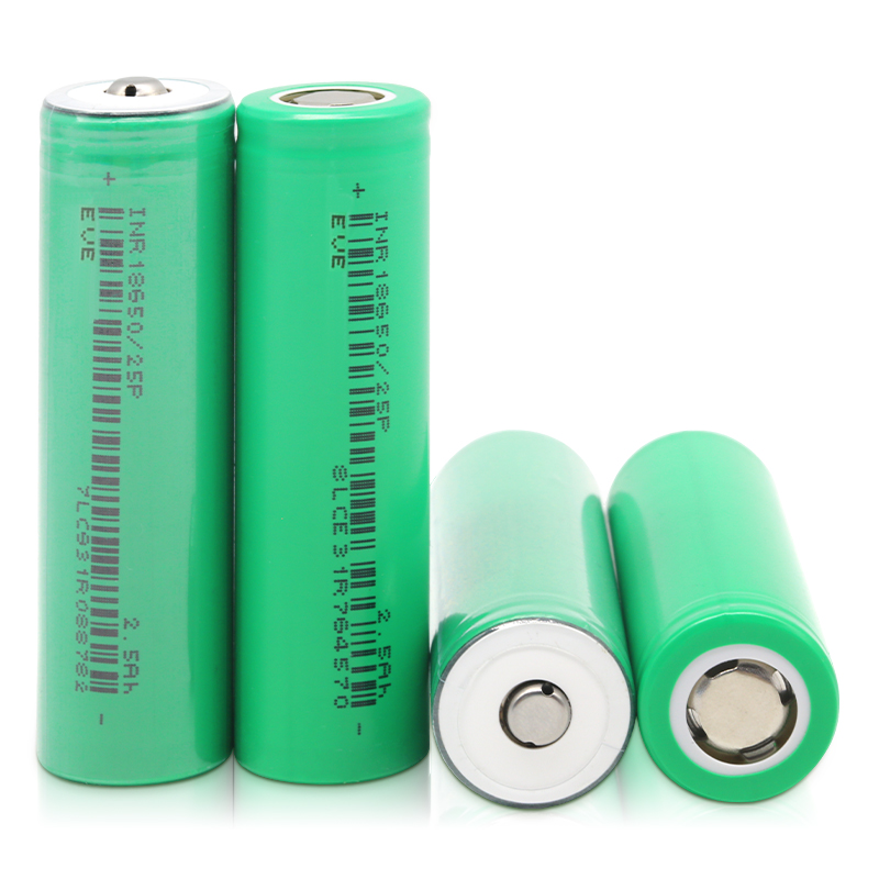 全新亿纬25P动力18650锂电池2500mAh3.7V平头12C动力30A电动车 - 图3