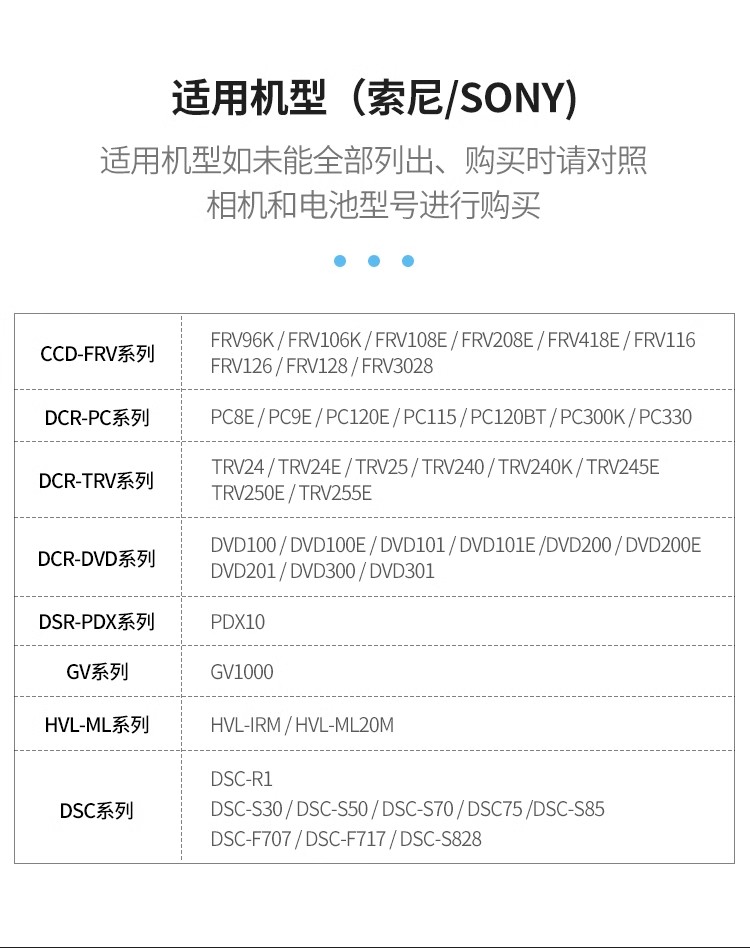 适用索尼NP-FM50电池DSC-F707 F717 F828 A100 S85 S70 S50充电器-图1