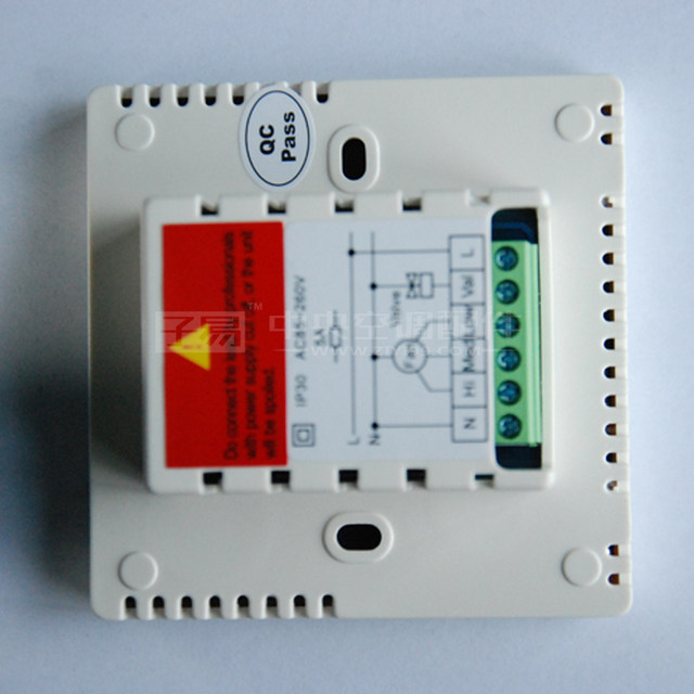 York networked fan coil control panel