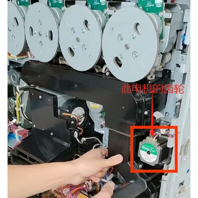 施乐700 v80 180 170 7785  7780 75 J75定位齿轮对位电机齿轮 - 图0