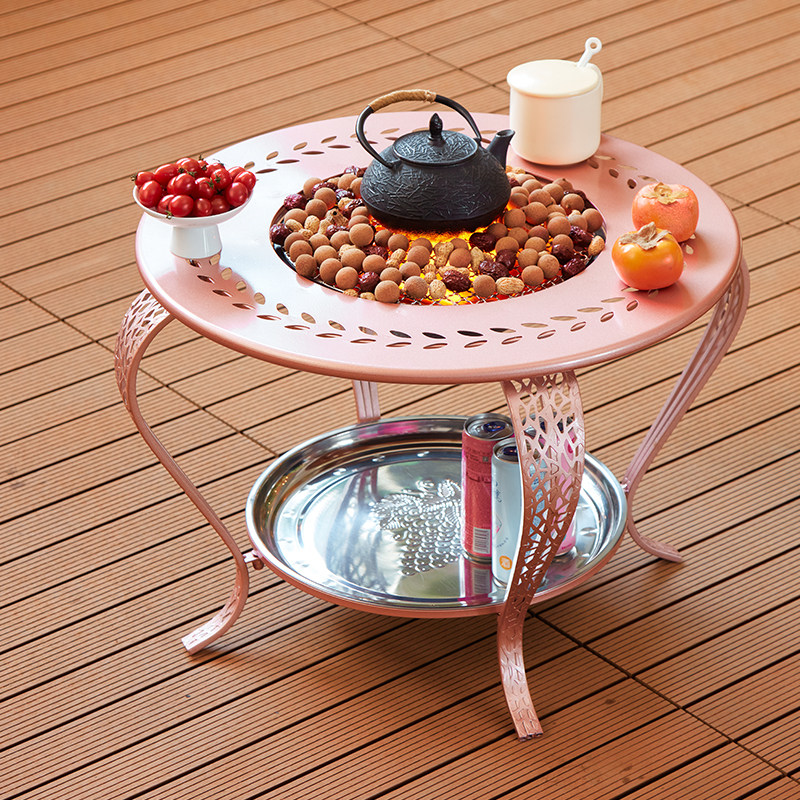 冬季室内碳盆桌子无烟炉冬天取暖器火炉木炭烧烤架火盆架烧烤炭炉,淘宝优惠券,粉丝福利购,淘宝优惠卷