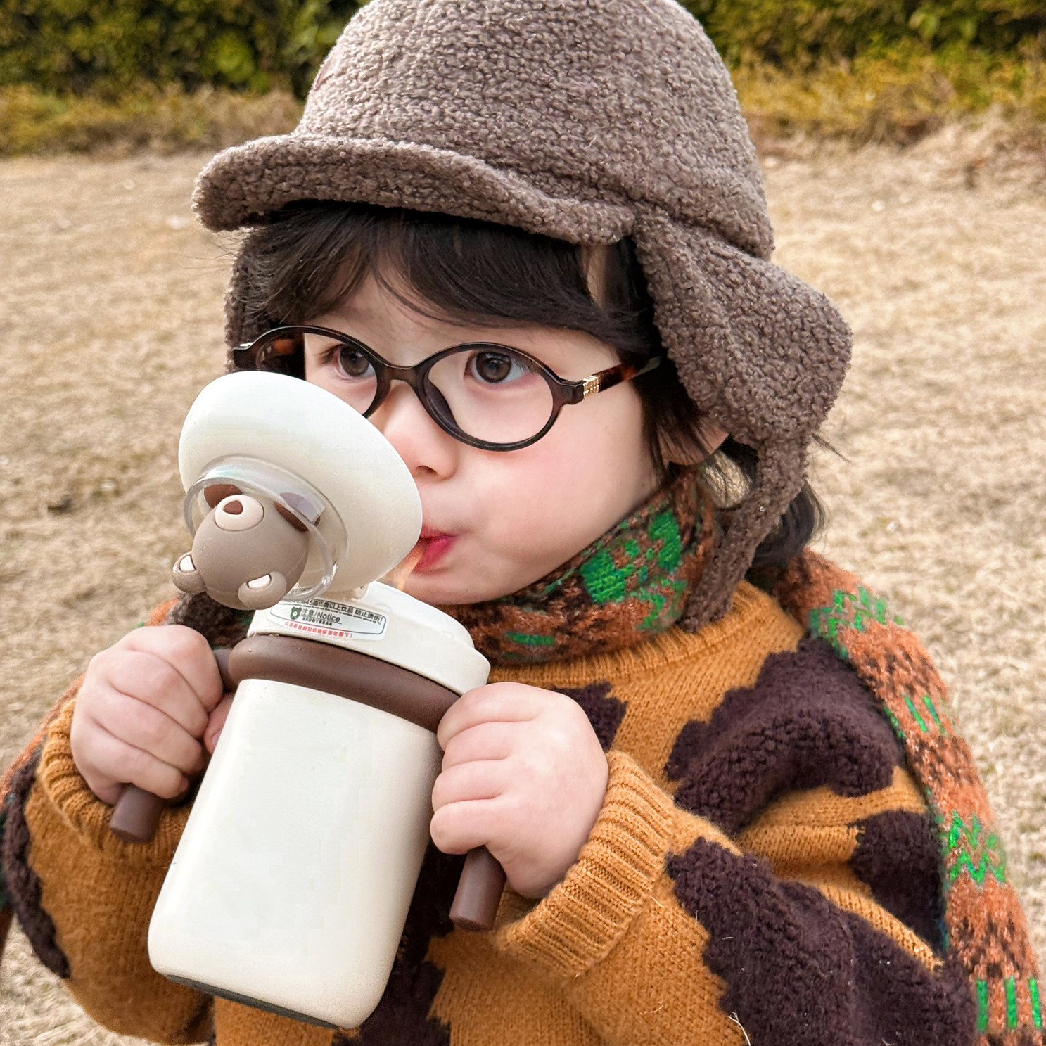 杯具熊儿童保温杯婴幼儿吸管学饮杯幼儿园宝宝水杯子外出圆舱水壶,淘宝优惠券,粉丝福利购,淘宝优惠卷