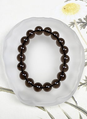 天然情侣复古风佛珠抛光手链