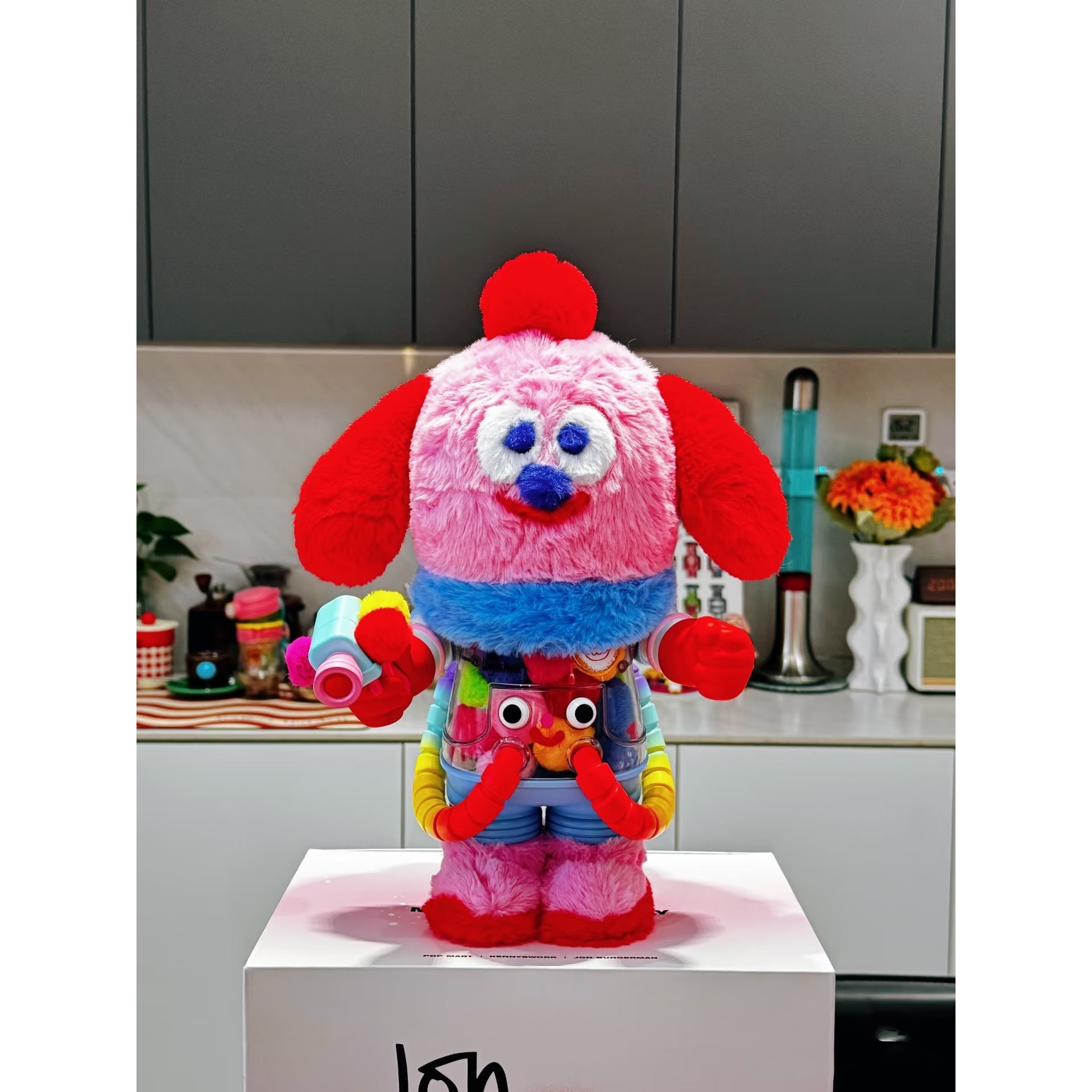 POPMART泡泡玛特MEGA MOLLY 1000体 400体乔恩·伯格曼大娃手办 - 图3