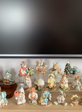珍爱兔 enesco 海淘树脂小兔子摆件 中古收藏品包邮