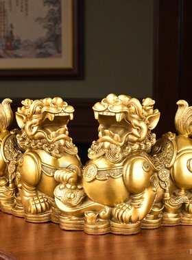 纯铜貔貅摆件招财客厅开业礼品
